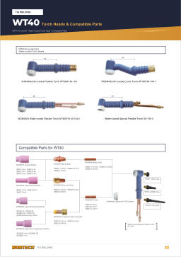 Catalogue page 33 WT40 Torch Heads & Compatible Parts