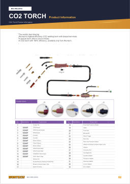 Catalogue page 52 CO2 TORCH Product Information