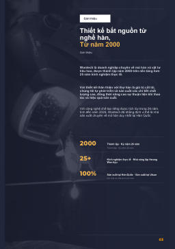 Catalogue trang 3 About Us · Since 2000