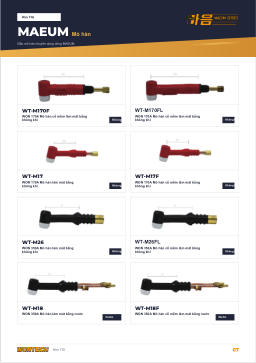 Catalogue trang 7 MAEUM Series Torch