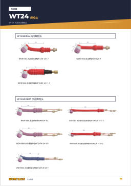 产品目录第11页 WT24 Torch Heads